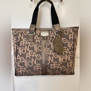 Kenneth Cole Reaction Tan and Black Laptop Bag